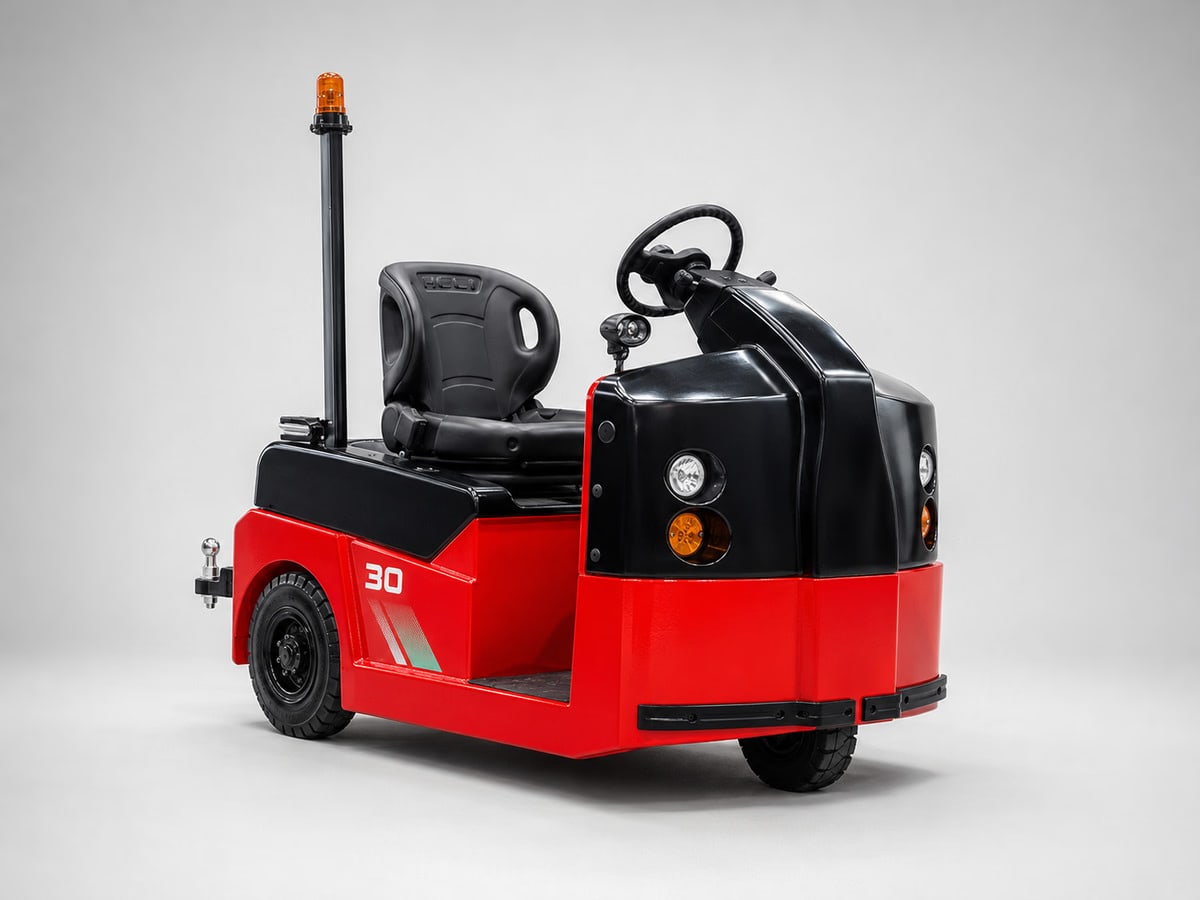 QYD30S electric tractor, full three-quarter view