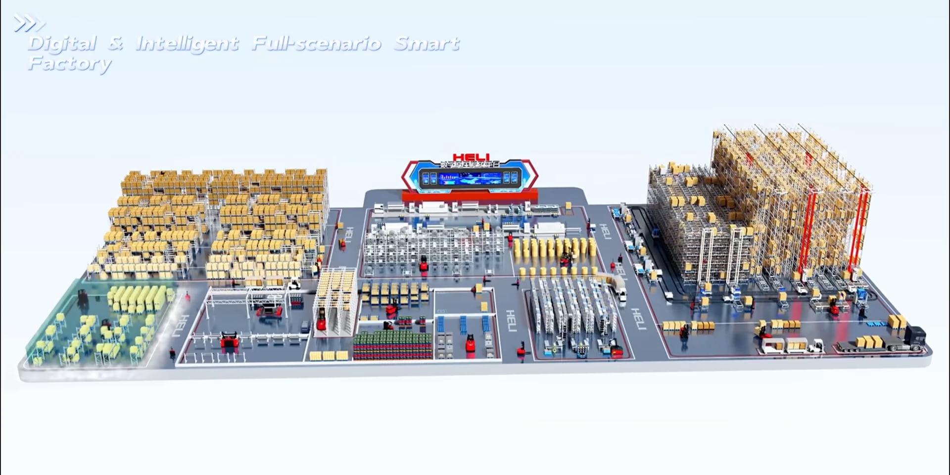 Automated HELI material handling system